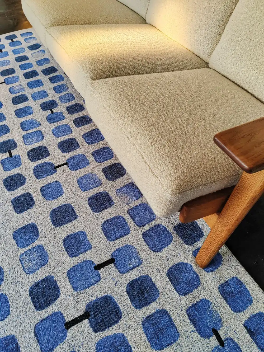 Cobblestone 9348 Amparo Blues Washable Rug - Image 2