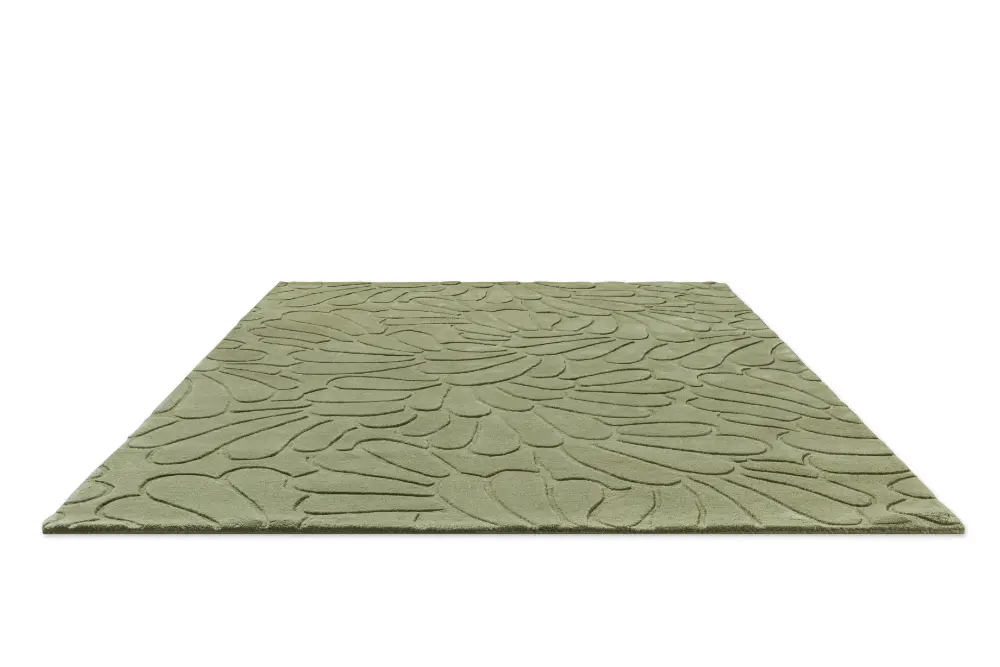 Coleby Petals Laura Ashley Hedgerow Green 078807 Rug - Image 8