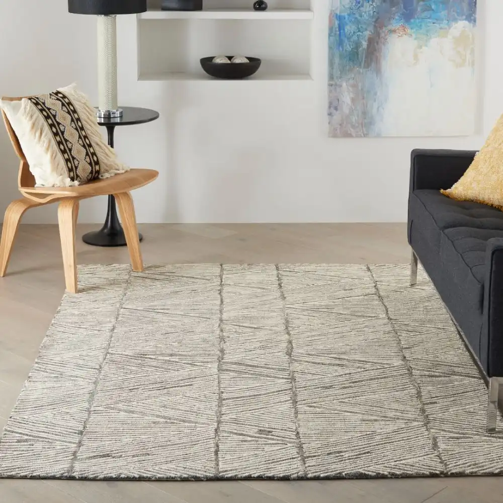 Colorado CLR01 Grey White Rug
