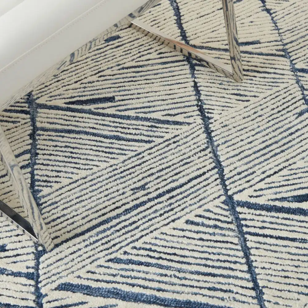 Colorado CLR01 White Blue Rug - Image 3