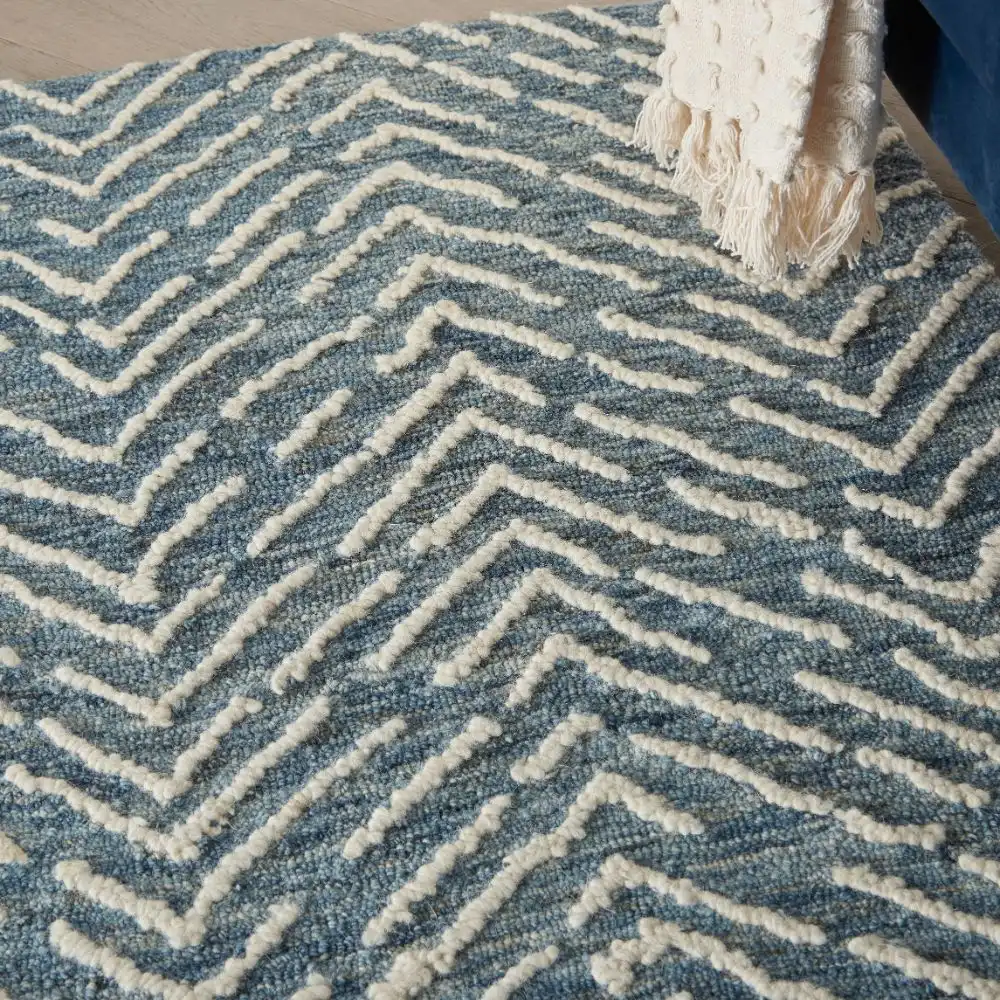 Colorado CLR02 Indigo Ivory Rug - Image 3