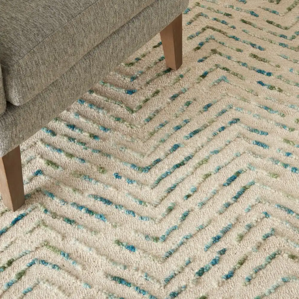 Colorado CLR02 Ivory Green Rug - Image 2