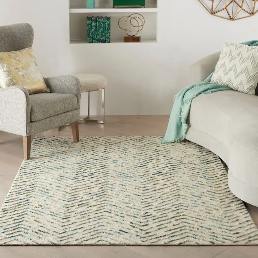 Colorado CLR02 Ivory Green Rug - Image 3