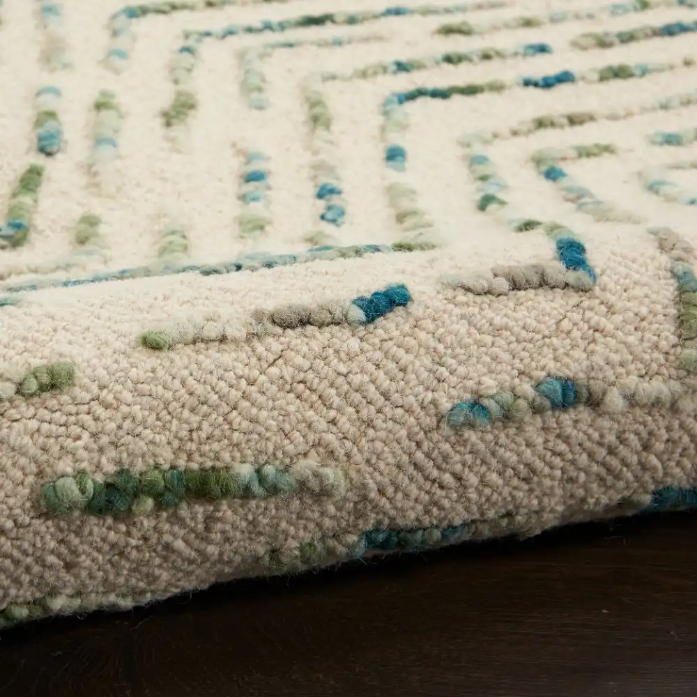 Colorado CLR02 Ivory Green Rug - Image 4