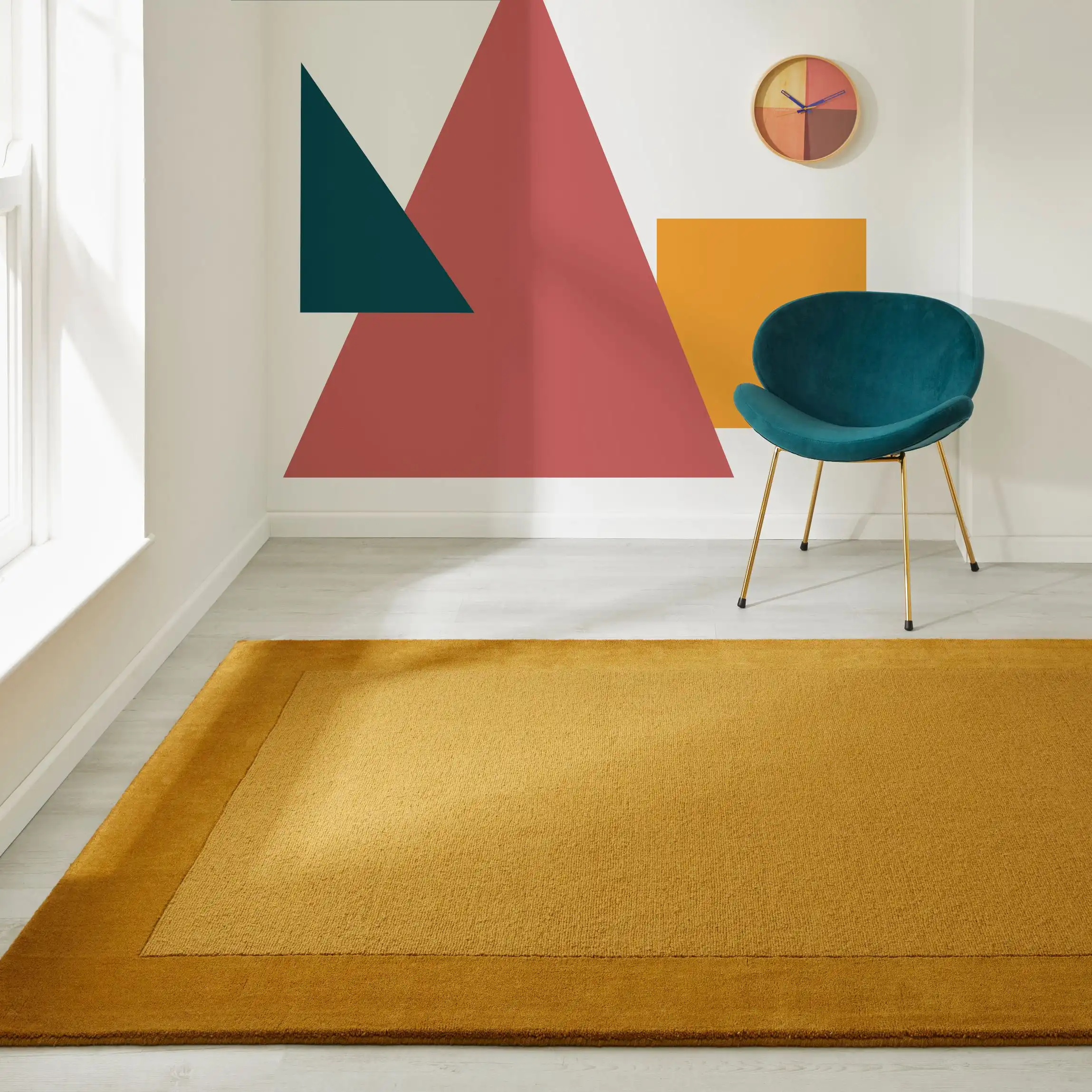 Colours Mustard Rug