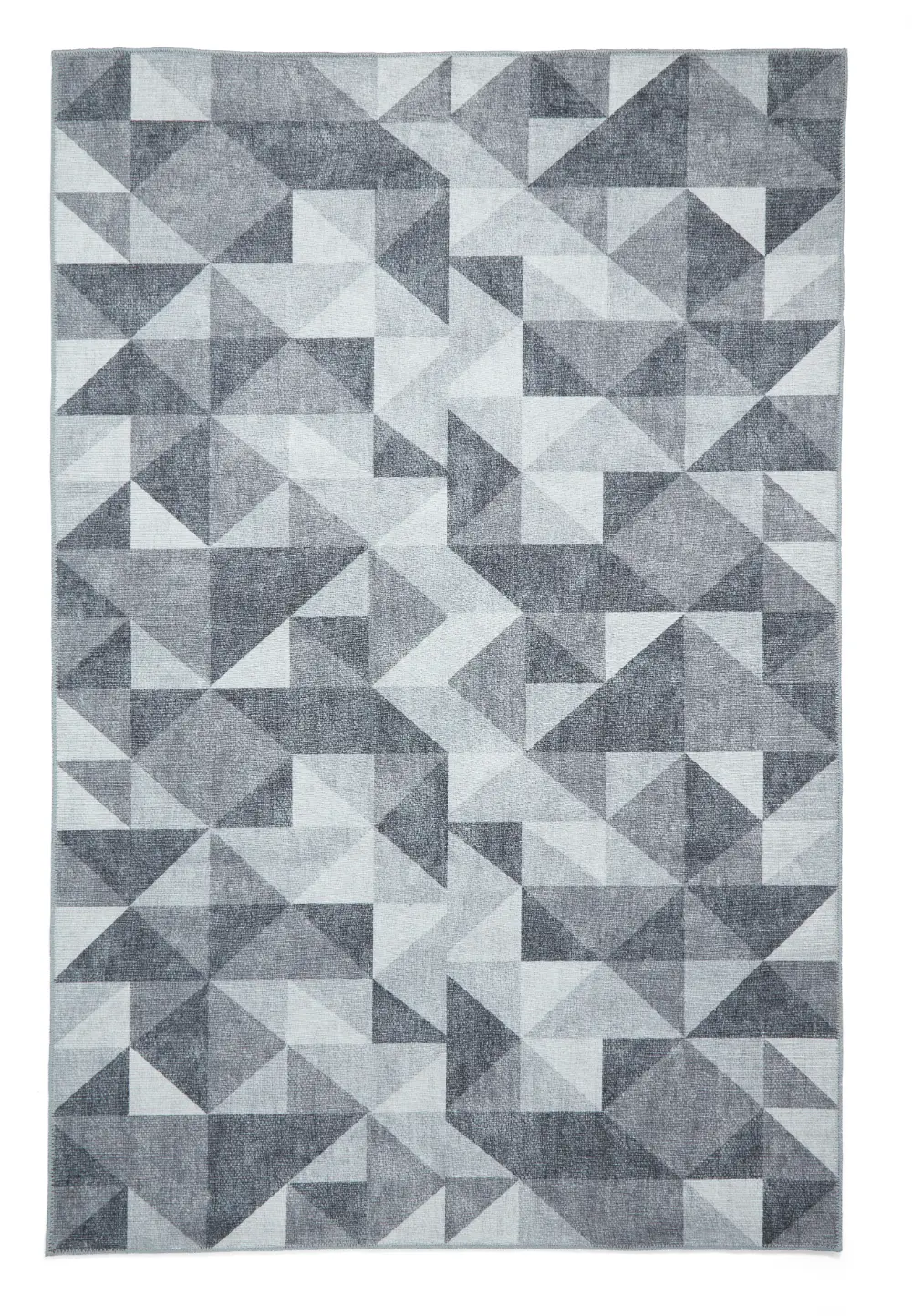 Coral H1057 Grey Modern Washable Rug - Image 9