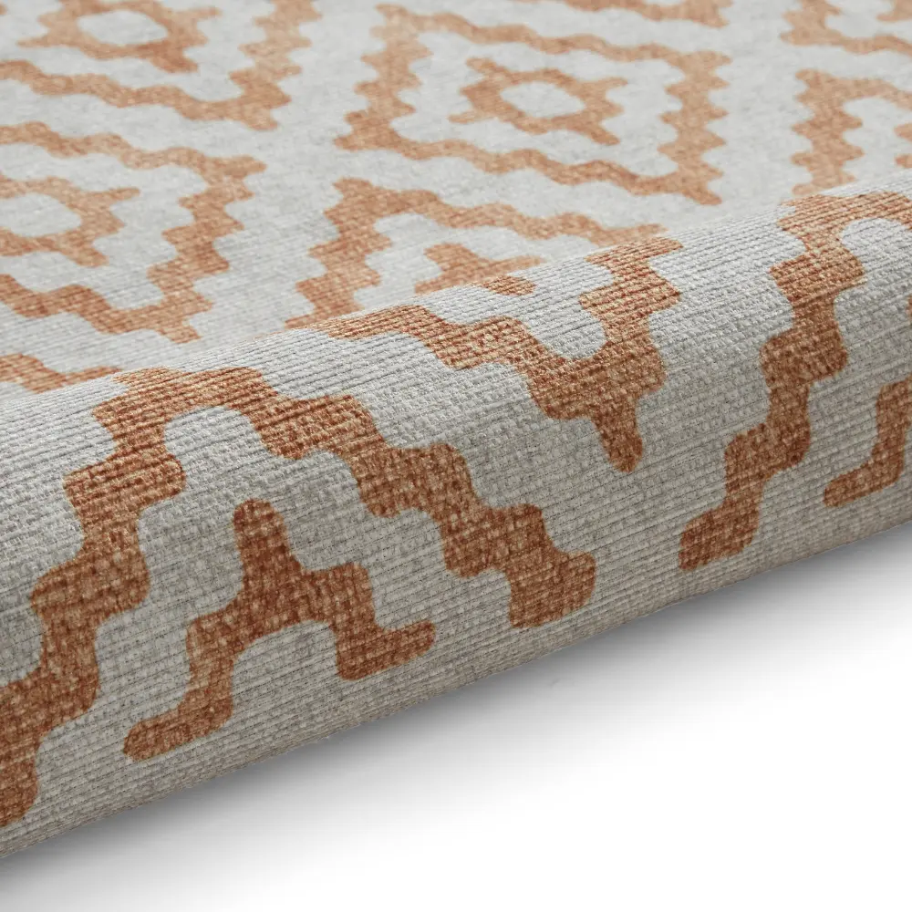 Coral H1058 Yellow Modern Washable Rug - Image 5