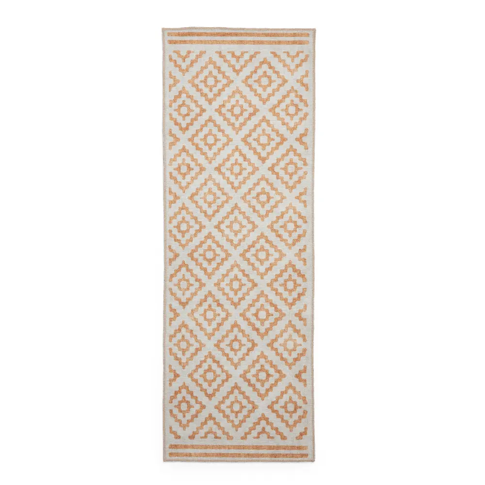 Coral H1058 Yellow Modern Washable Rug - Image 6