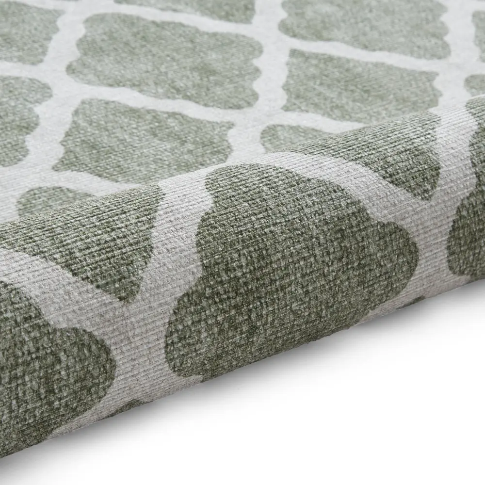 Coral H1063 Green Modern Washable Rug - Image 7