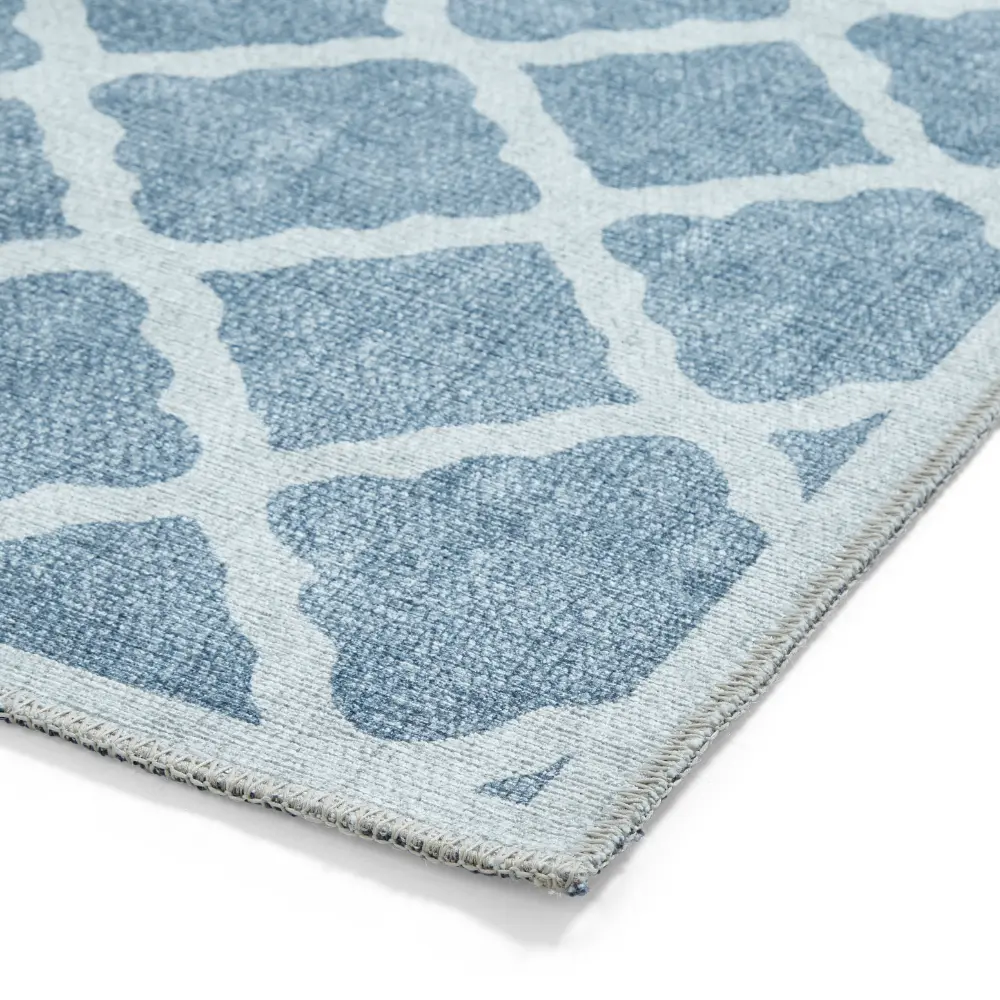 Coral H1063 Grey Modern Washable Rug - Image 11