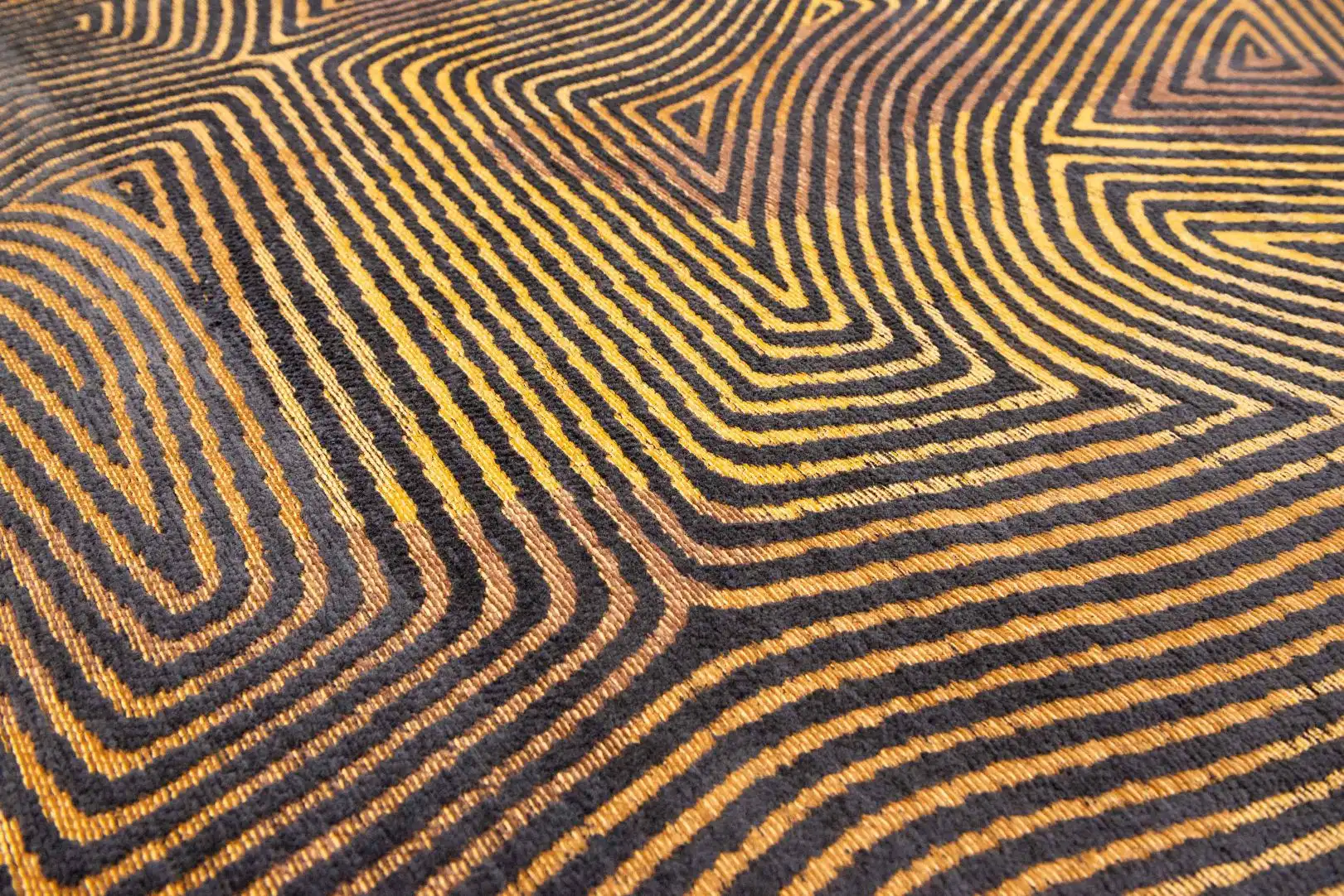 Coral Meditation 9227 Black Gold Washable Rug - Image 3
