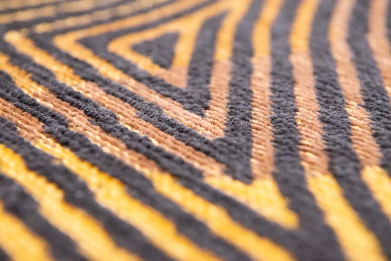 Coral Meditation 9227 Black Gold Washable Rug - Image 5