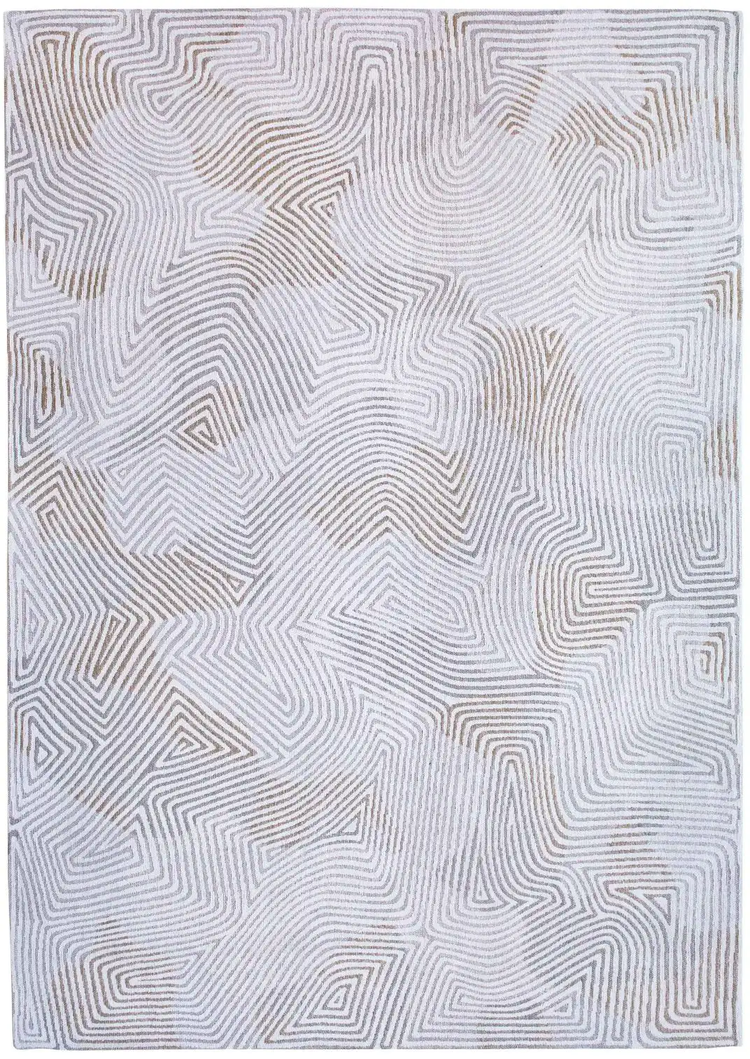 Coral Meditation 9228 Oyster White Washable Rug - Image 2