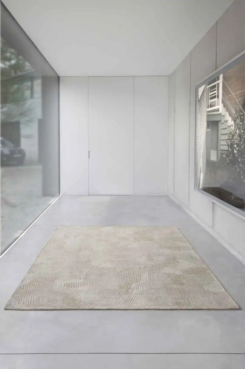 Coral Meditation 9229 Shell Beige Washable Rug