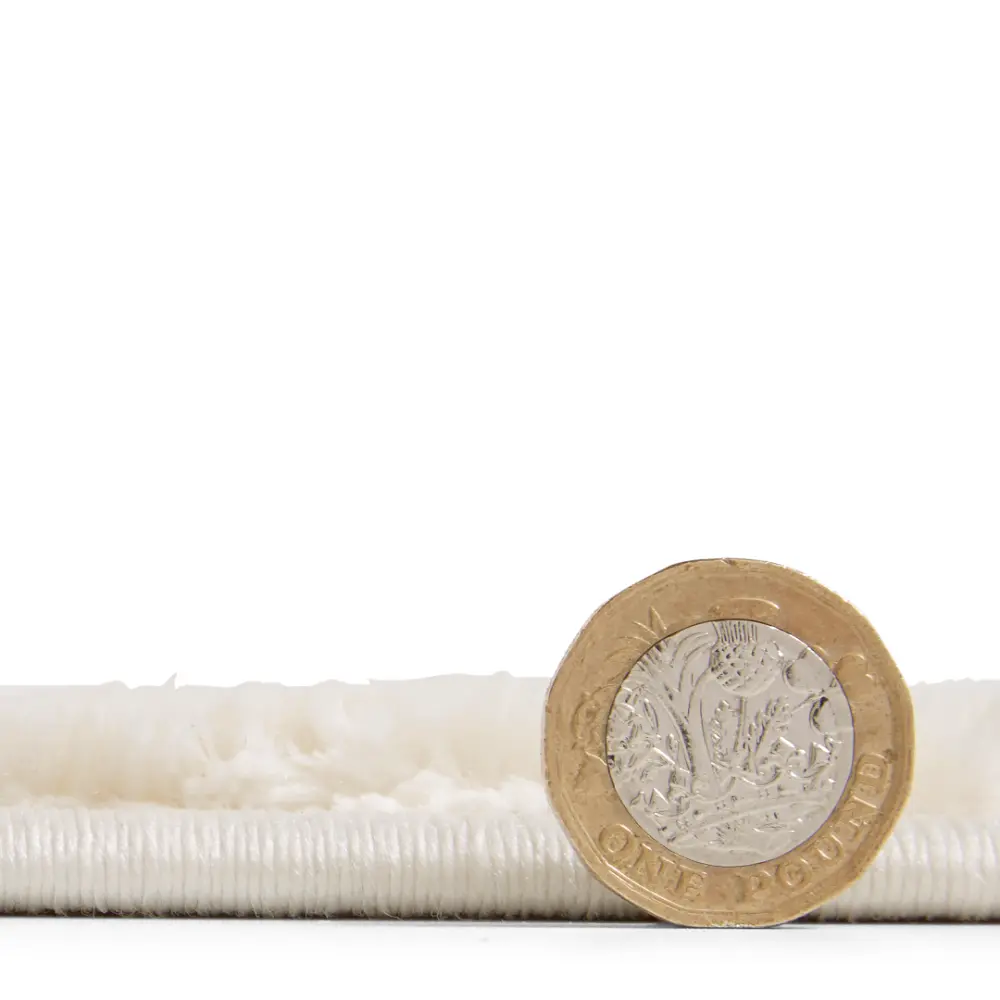 Catherine Lansfield Cosy Diamond Cream - Washable - Image 4
