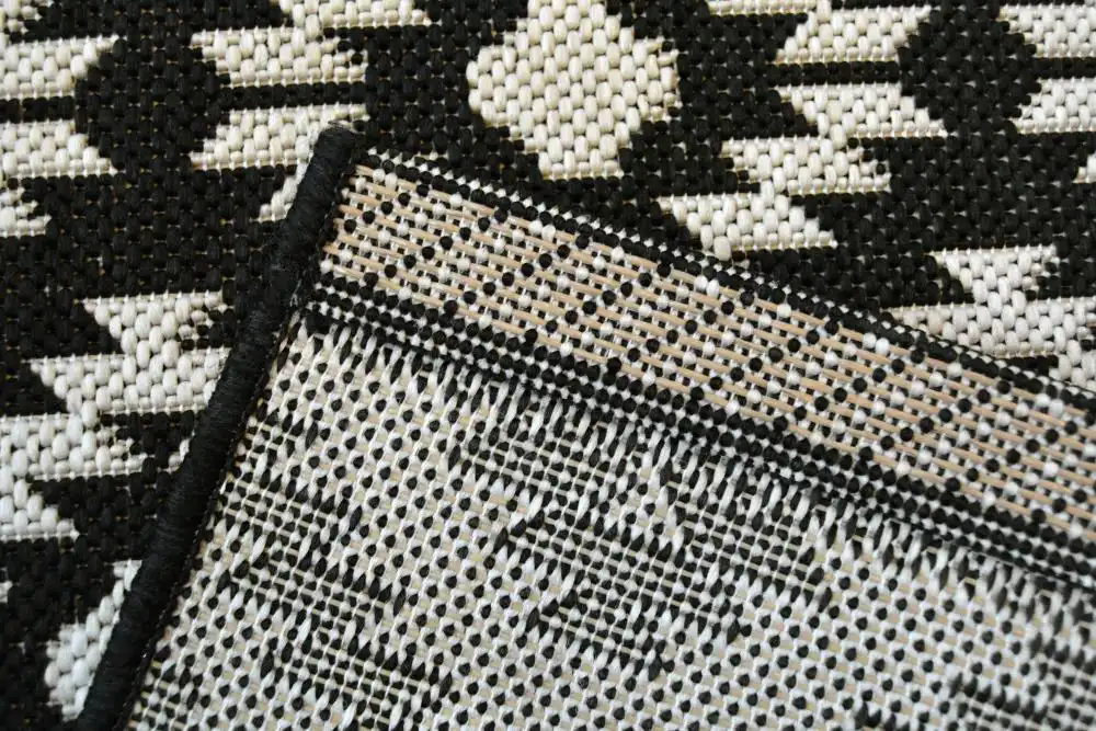 County Indoor Outdoor Genesis BLACK Rug - Image 6