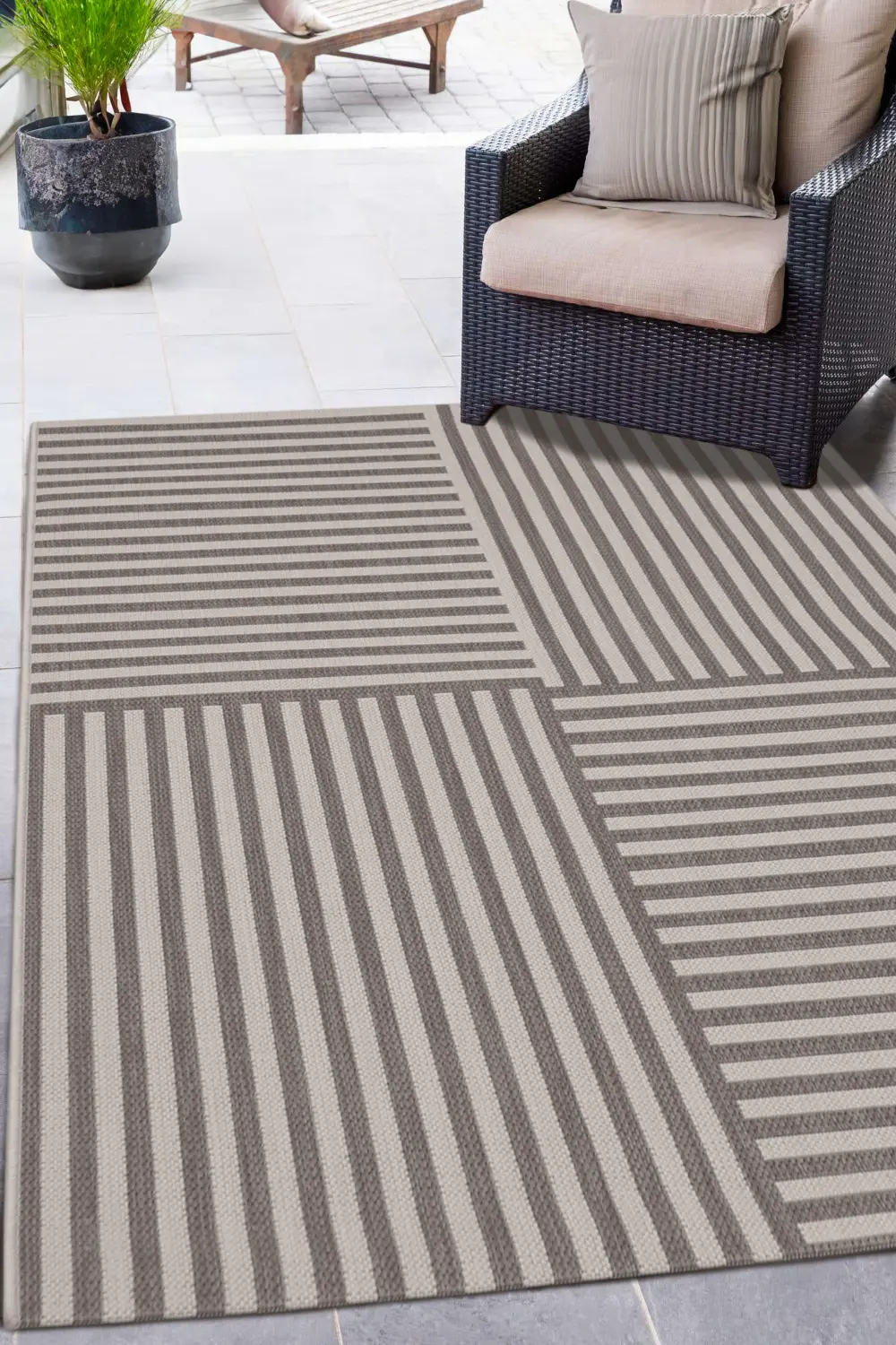 COUNTY MULTI STRIPE NATURAL - Image 2
