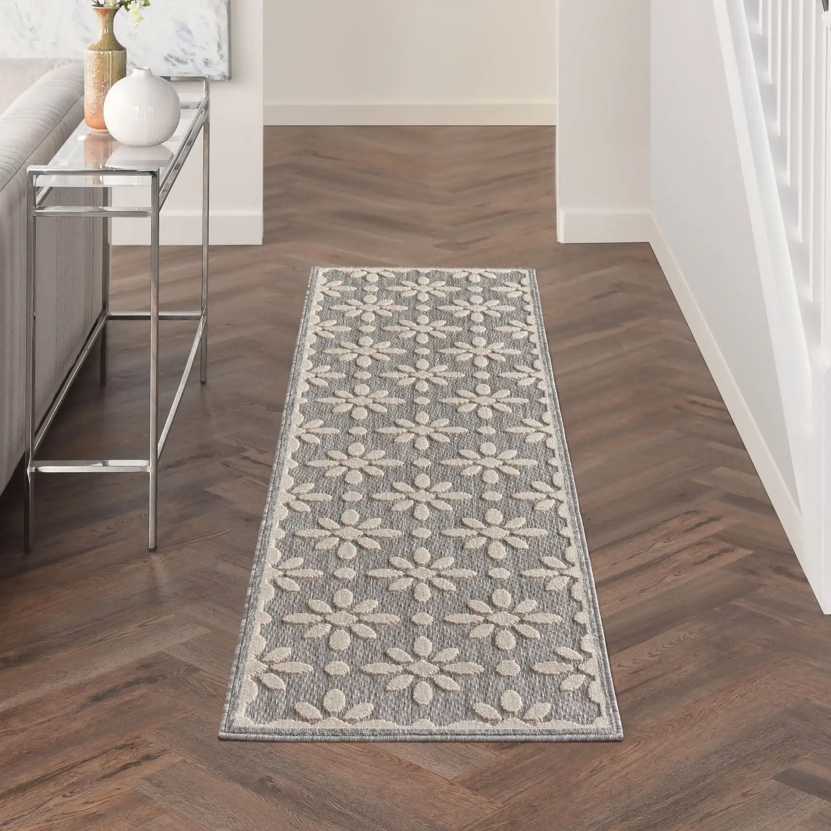 Cozumel (Outdoor) CZM03 Grey Rug - Image 5