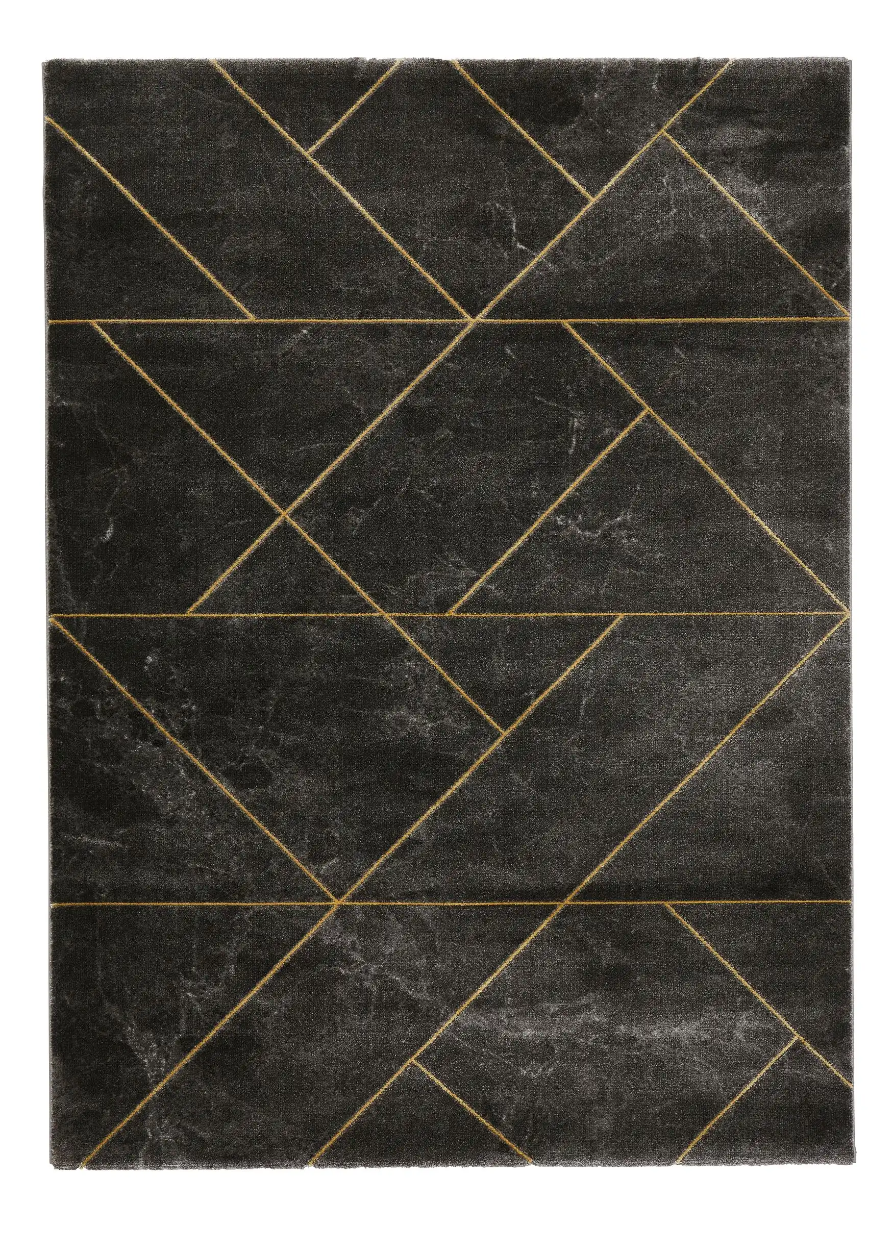 Craft 23486 Dark Grey Gold Rug - Image 2