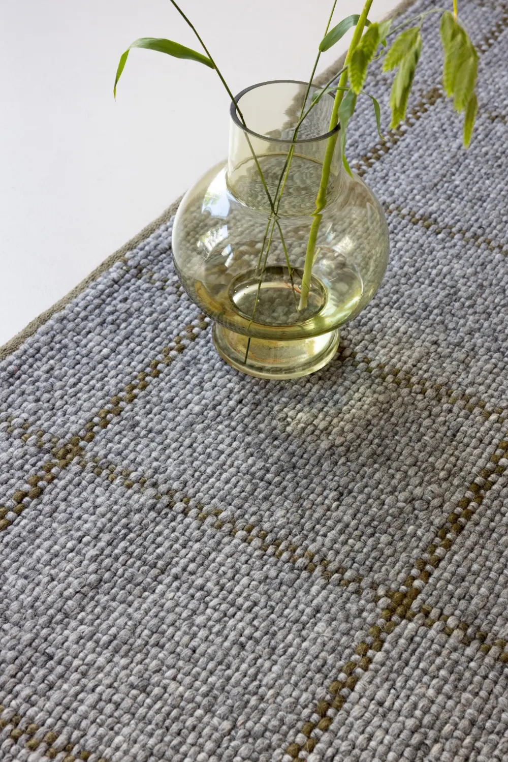 Craft Matter Check Slate/Olive 049104 Rug - Image 4