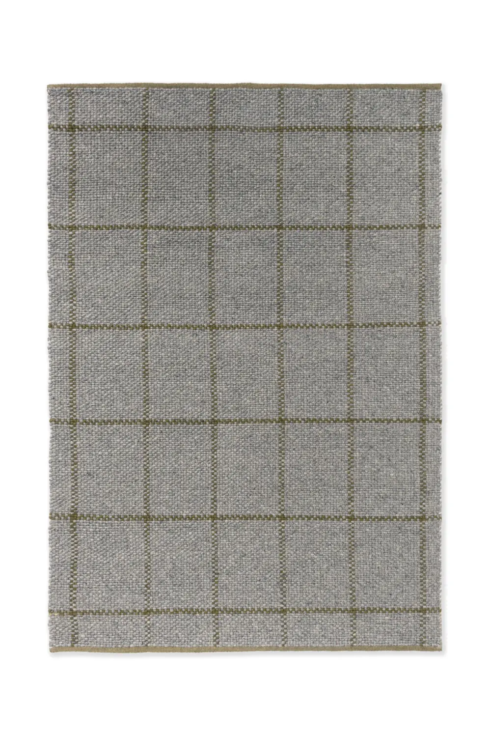 Craft Matter Check Slate/Olive 049104 Rug - Image 5