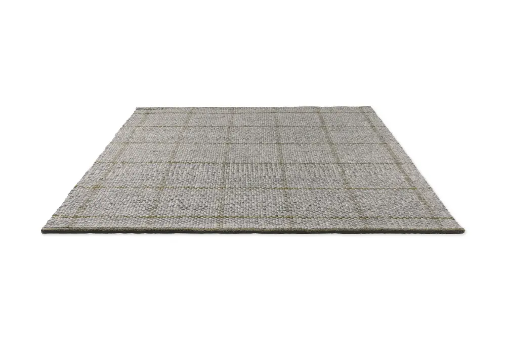 Craft Matter Check Slate/Olive 049104 Rug - Image 6