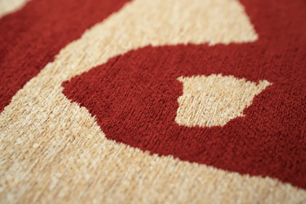 Craft Ribbon Imperial Red 9847Washable Rug - Image 2