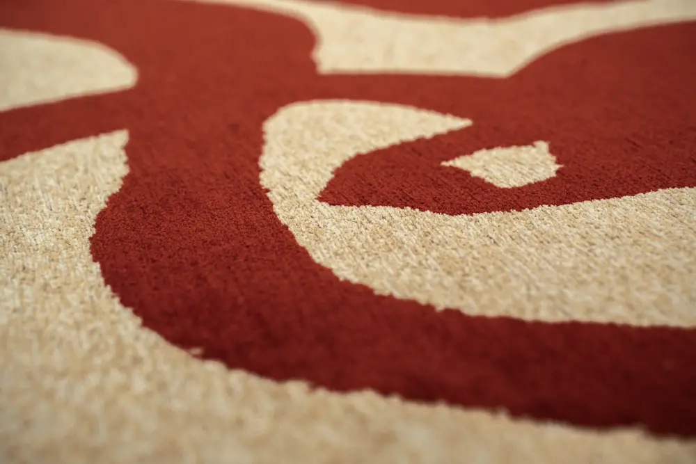 Craft Ribbon Imperial Red 9847Washable Rug - Image 4