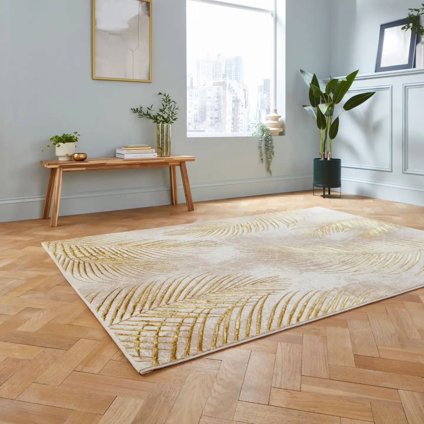 Creation 50051 Beige Gold Rug - Image 5
