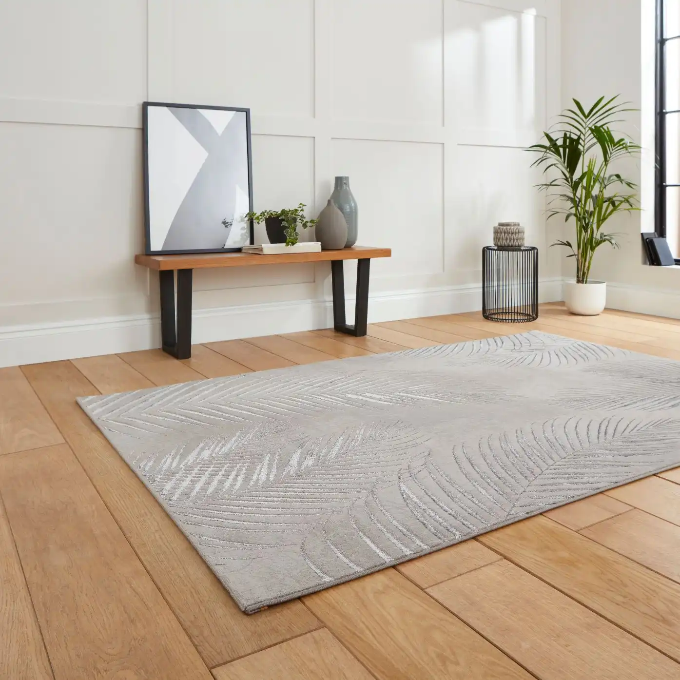 Creation 50051 Grey Silver Rug - Image 5