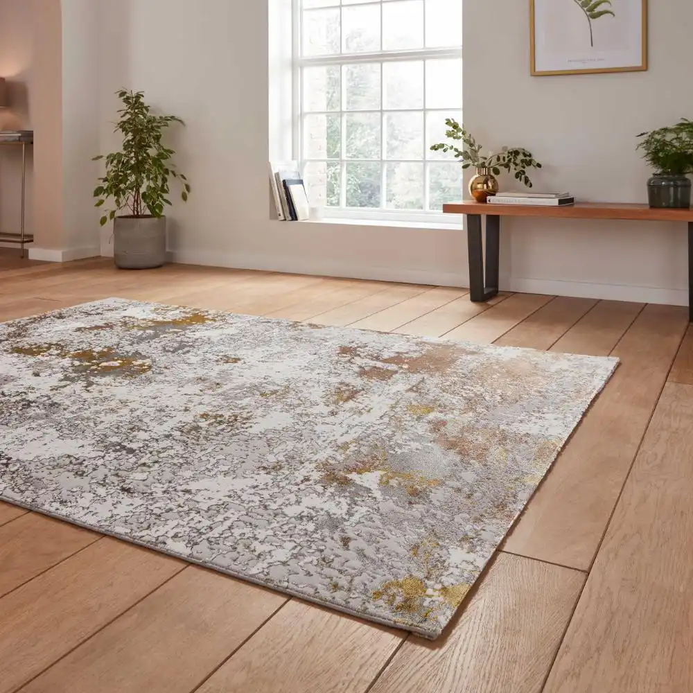 Creation 50179 Gold Beige Rug - Image 2