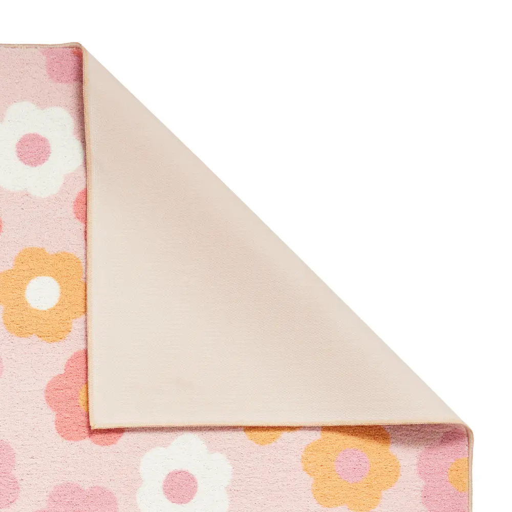 Catherine Lansfield Daisy Retro Pink - Washable - Image 4