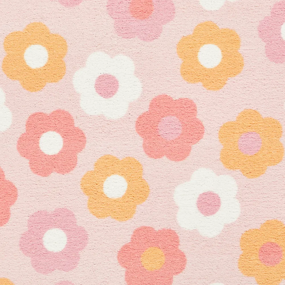 Catherine Lansfield Daisy Retro Pink - Washable - Image 6