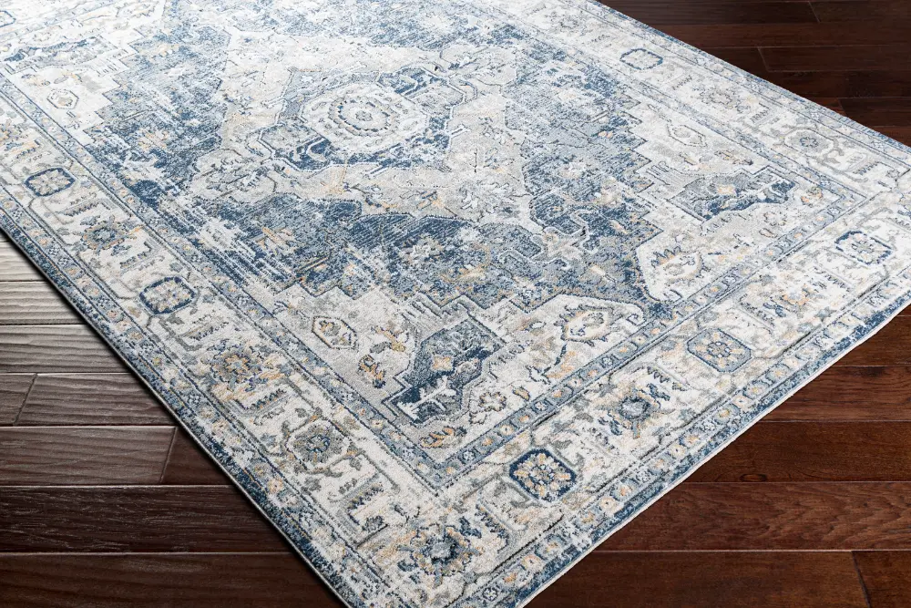 Dalila Vintage Oriental Boho Charcoal Rug - Image 7