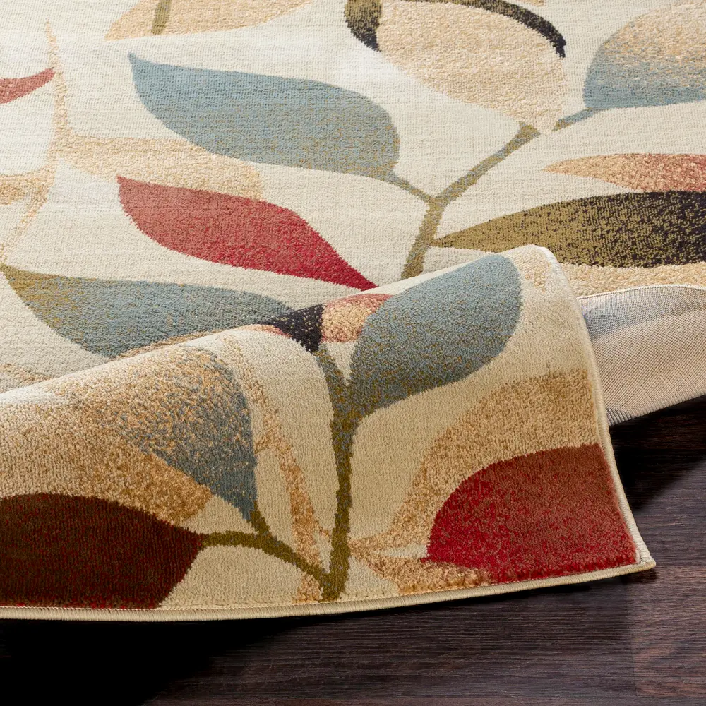Damali Scandi Modern Dark Red Rug - Image 8