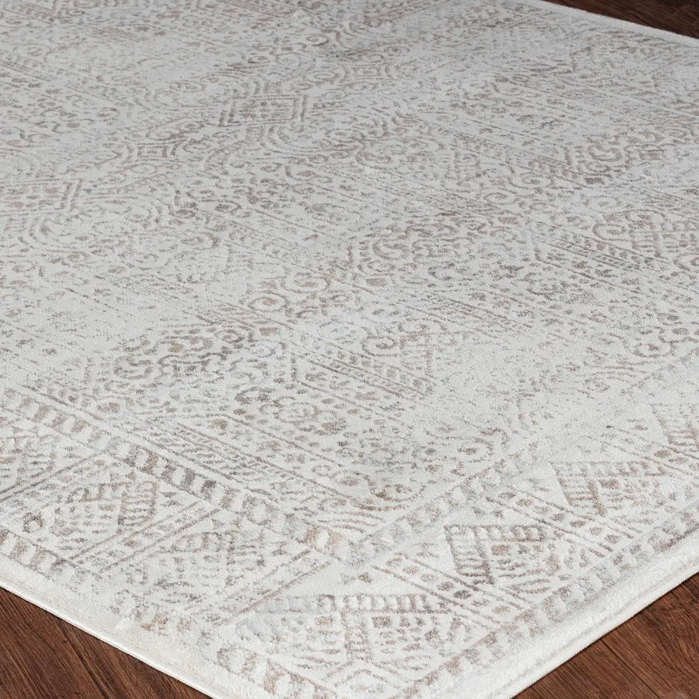Dania Vintage Oriental Boho Tan/Grey Rug - Image 5