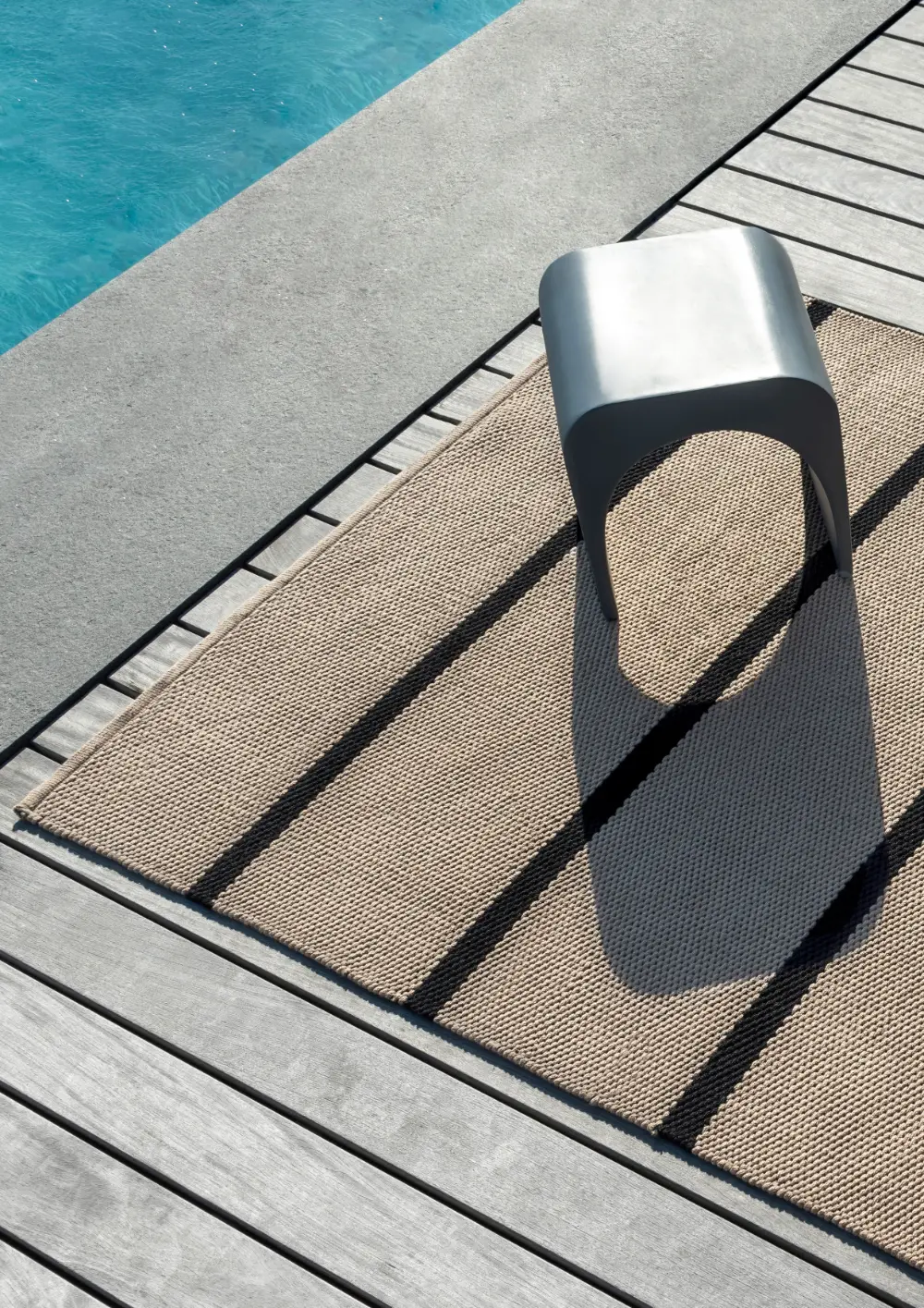 Deck Charcoal Black outdoor 496805 Rug - Image 3