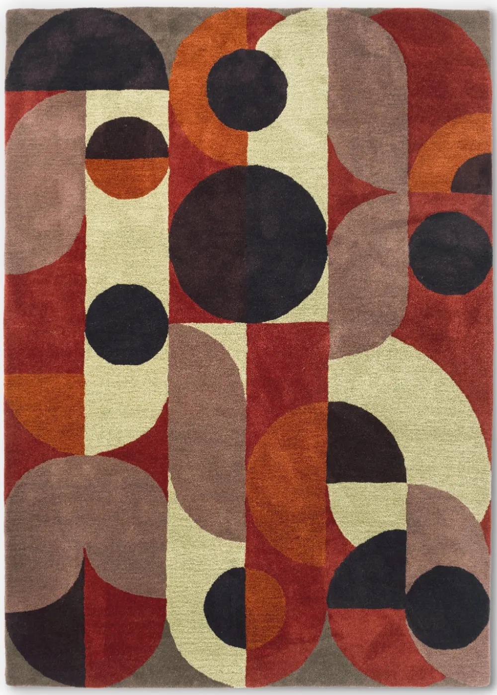 Decor  Cosmo-Red Pale Green 095203 Rug - Image 7