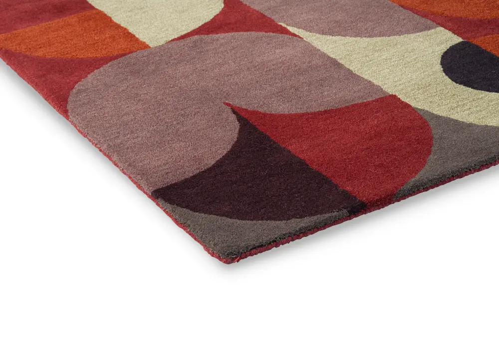 Decor  Cosmo-Red Pale Green 095203 Rug - Image 9