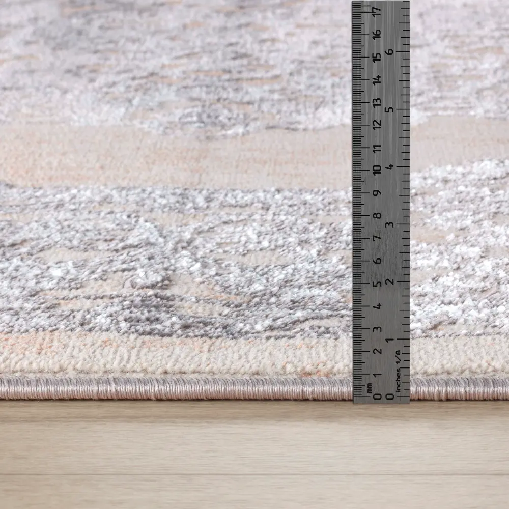 Defne Vintage Oriental Boho Beige/White Rug - Image 5