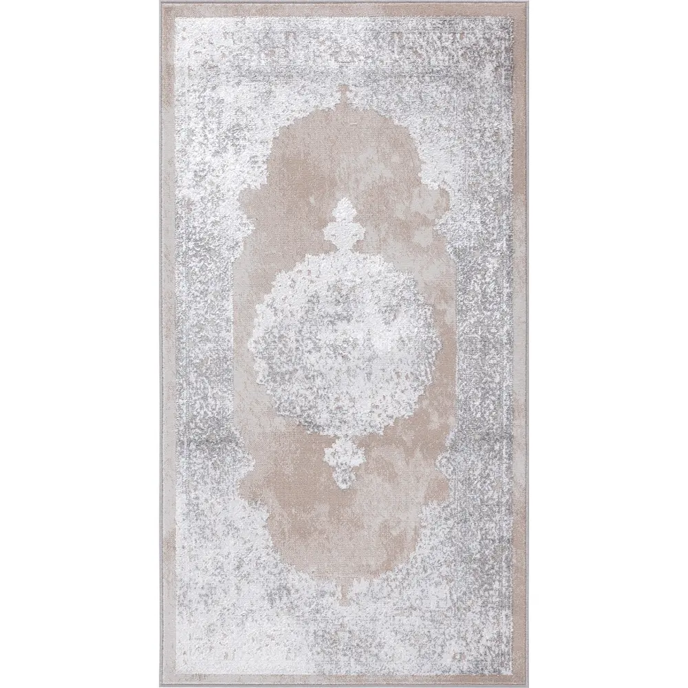 Defne Vintage Oriental Boho Beige/White Rug - Image 8