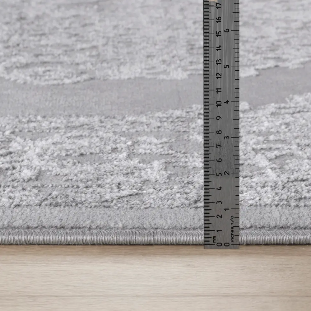 Defne Vintage Oriental Boho White/Grey Rug - Image 7