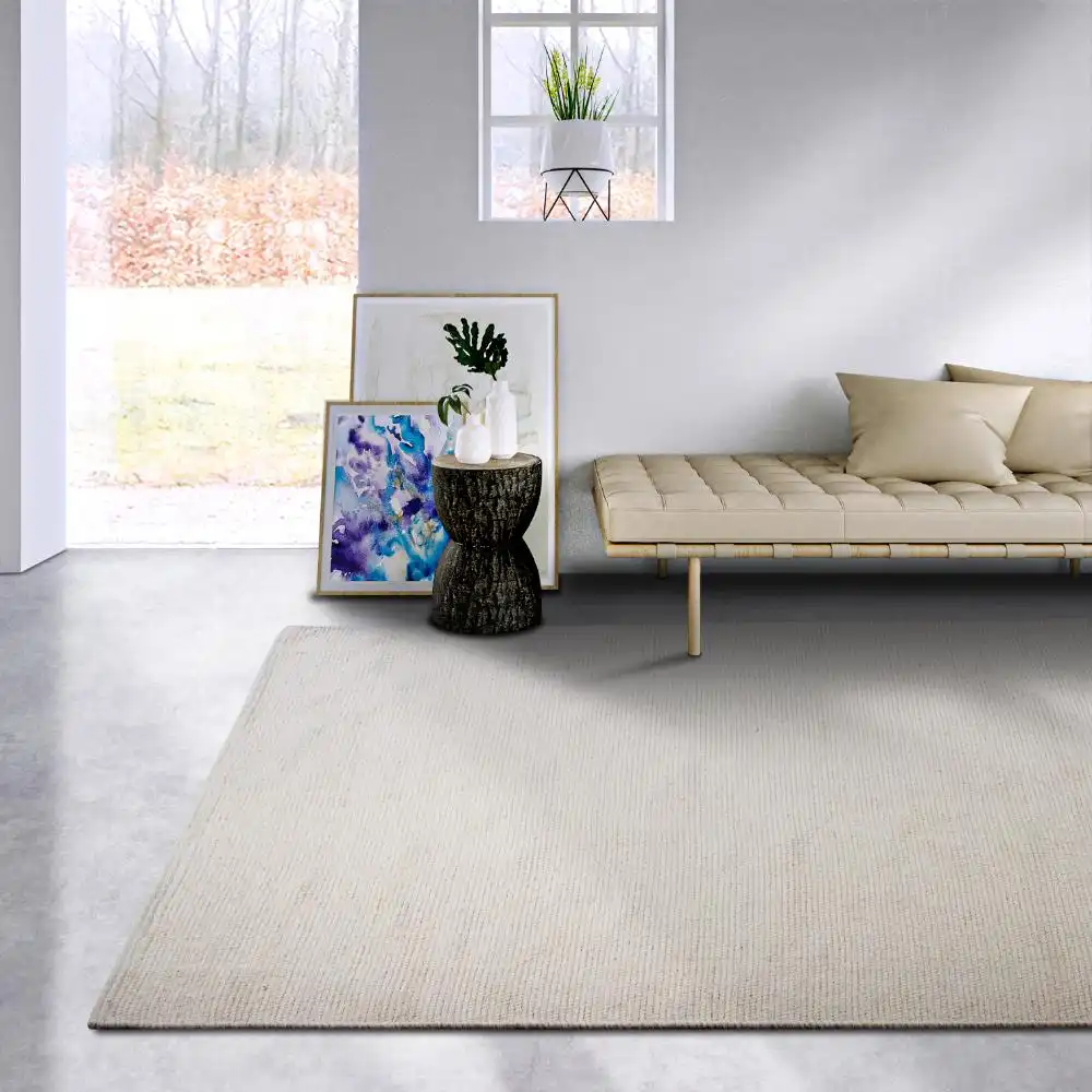 Delhi 106052 Natural White Rug