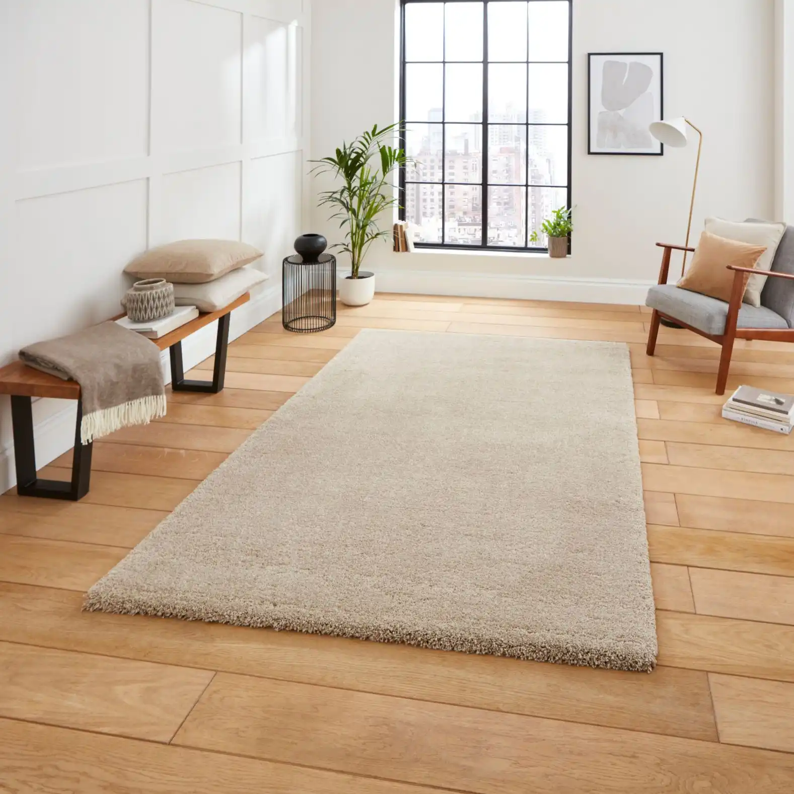 Deluxe Beige Rug