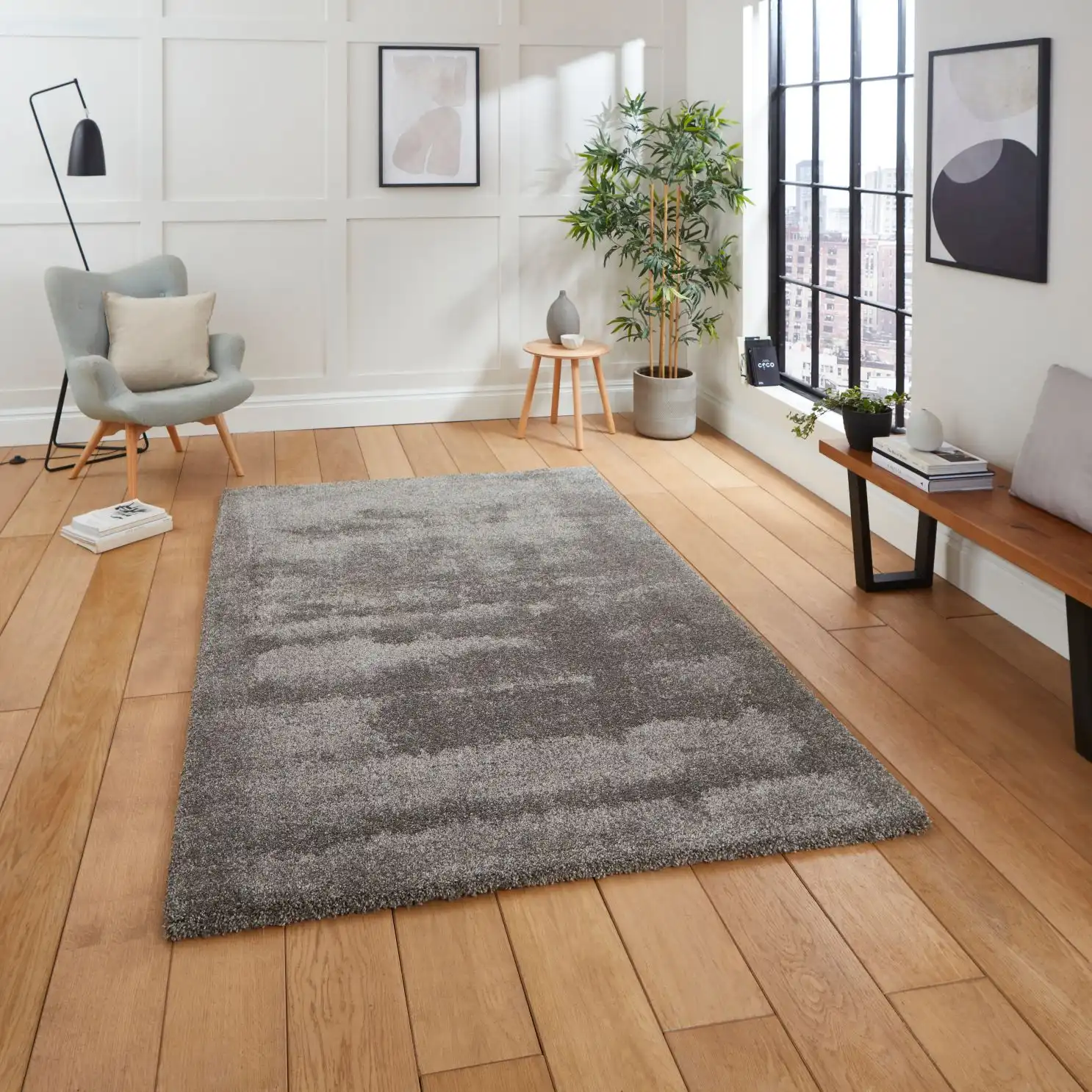 Deluxe Grey Rug