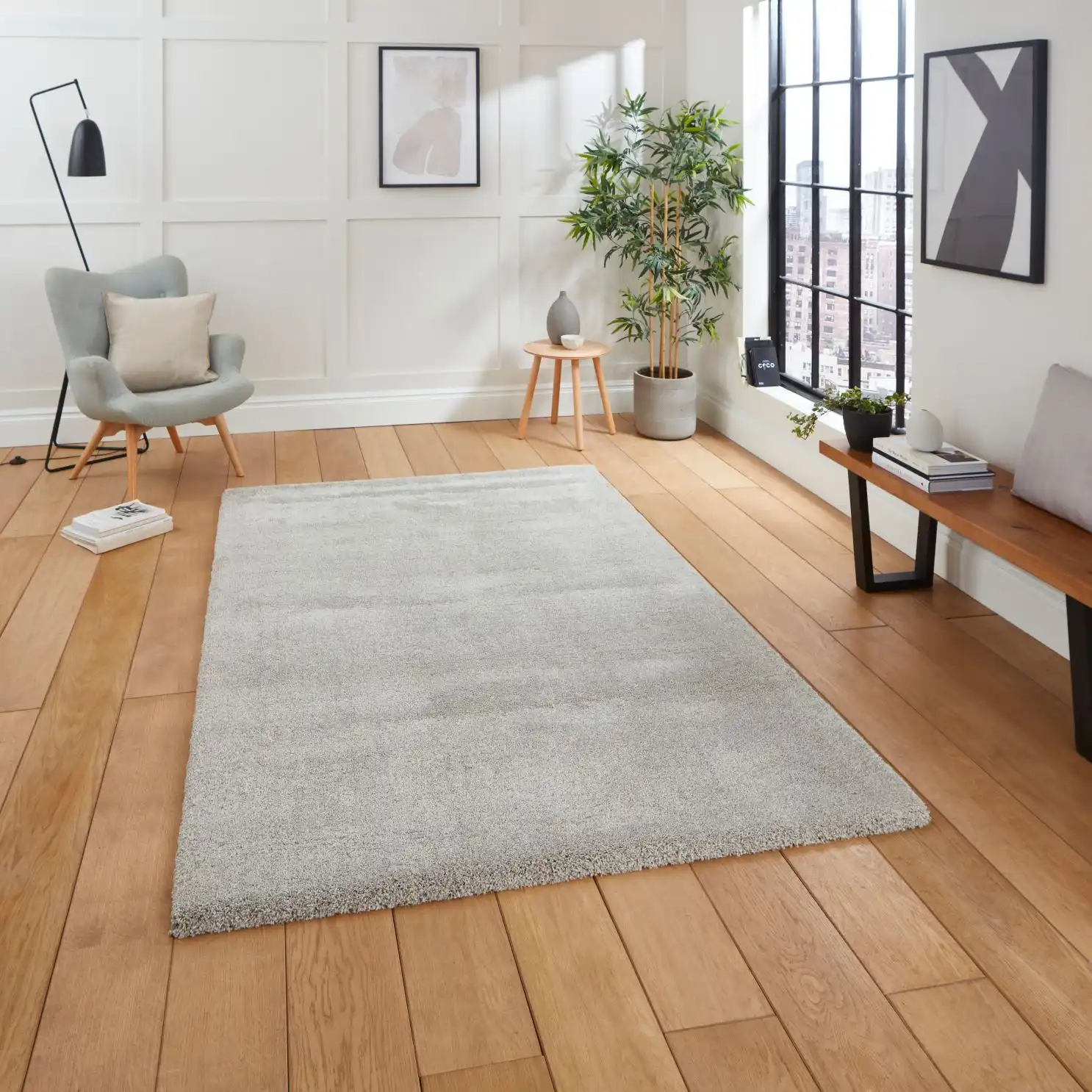 Deluxe Silver Rug