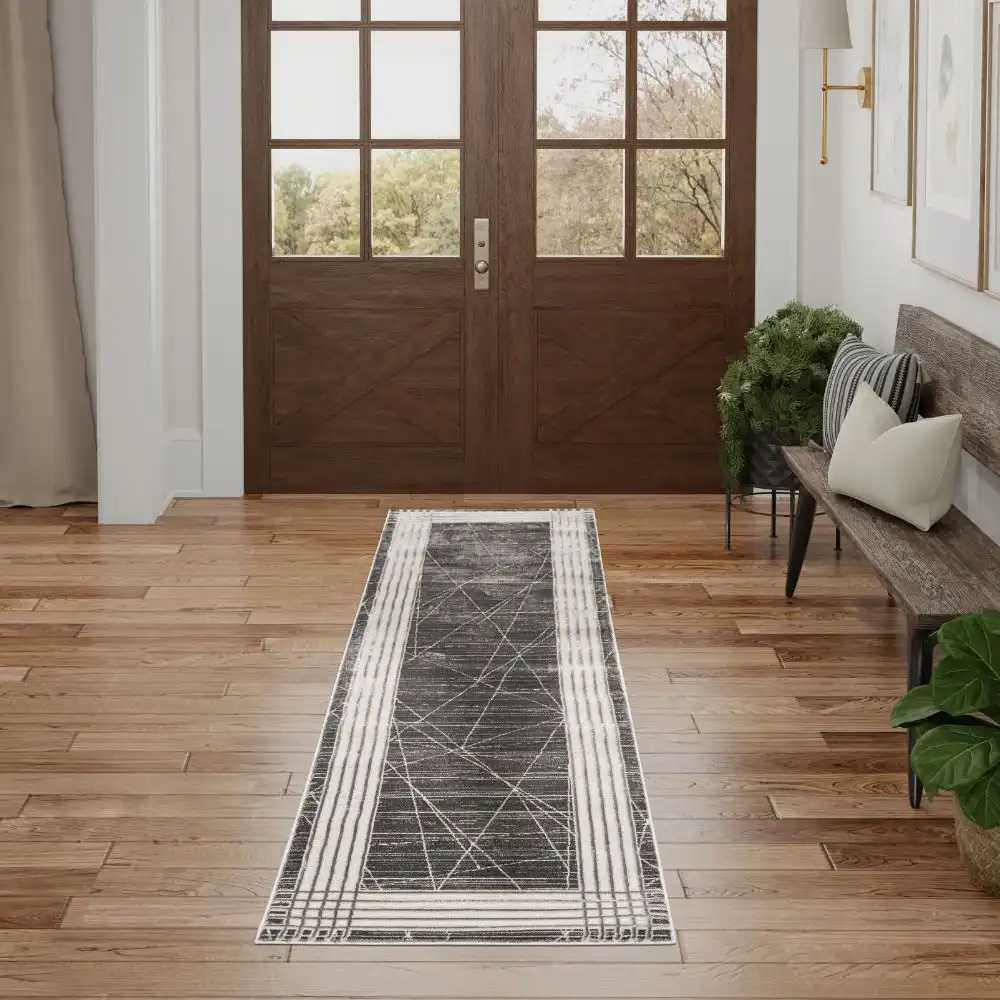 Desire Nourison DSR01 CHARCOAL SILVER Rug - Image 5