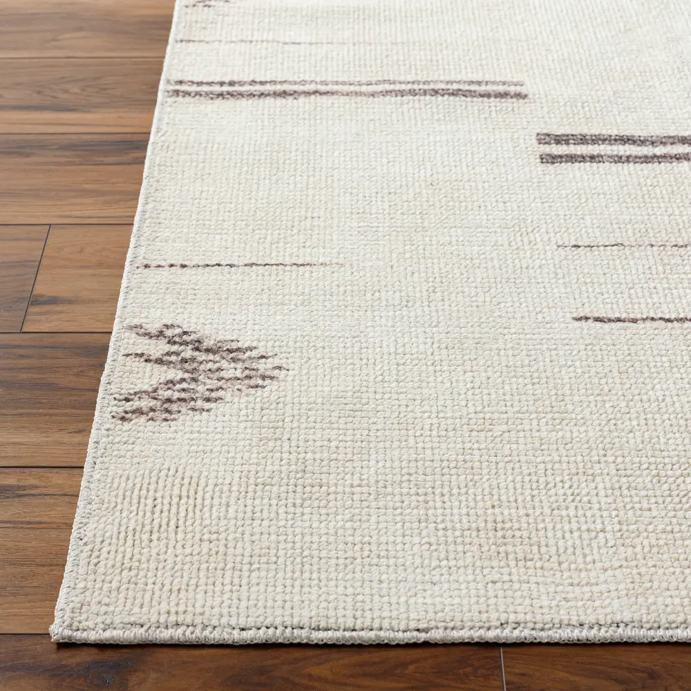 Rivi Becki Owens X Livabliss Global Scandi Dark Brown/Beige Rug - Image 7