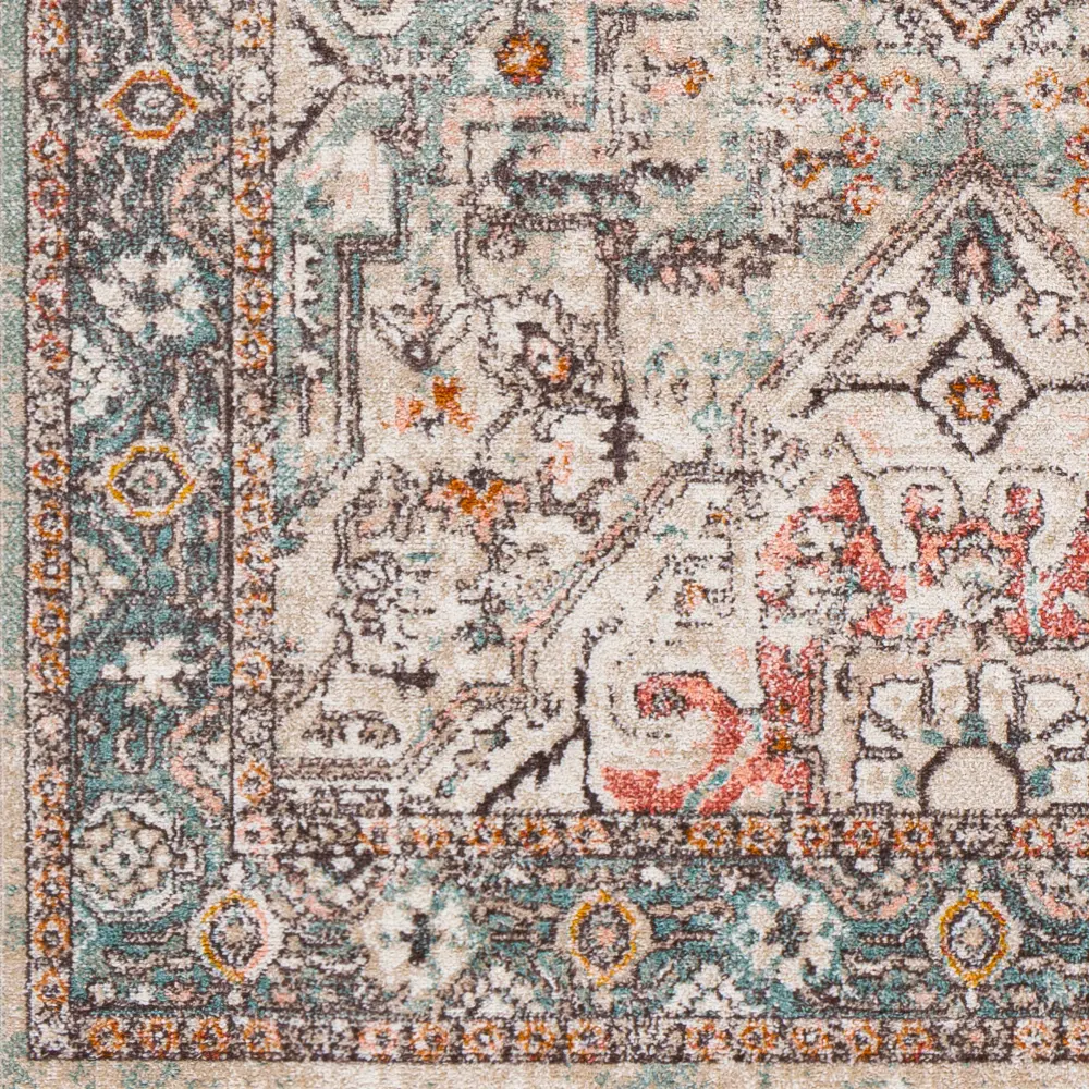 Dia Vintage Oriental Boho Brick Rug - Image 3