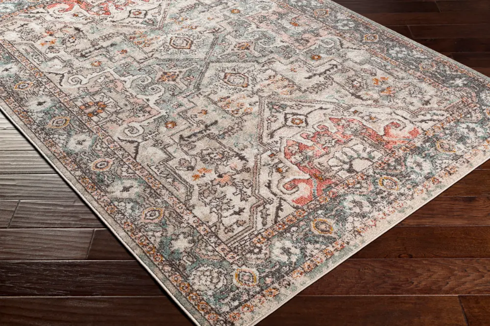 Dia Vintage Oriental Boho Brick Rug - Image 6